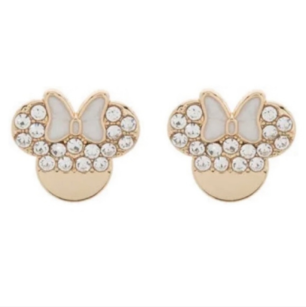 Disney X Baublebar Minnie Mouse Rhinestone Stud Earrings